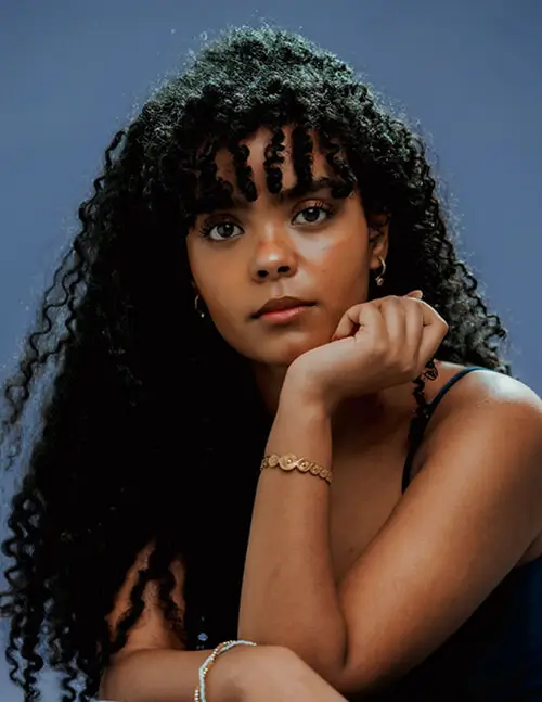 A photo of Hermela Michael - a filmmaker and creative producer.