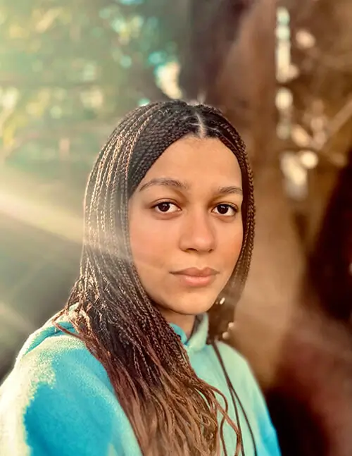 A photo of Nasya Mogyorossy - a filmmaker and producer.